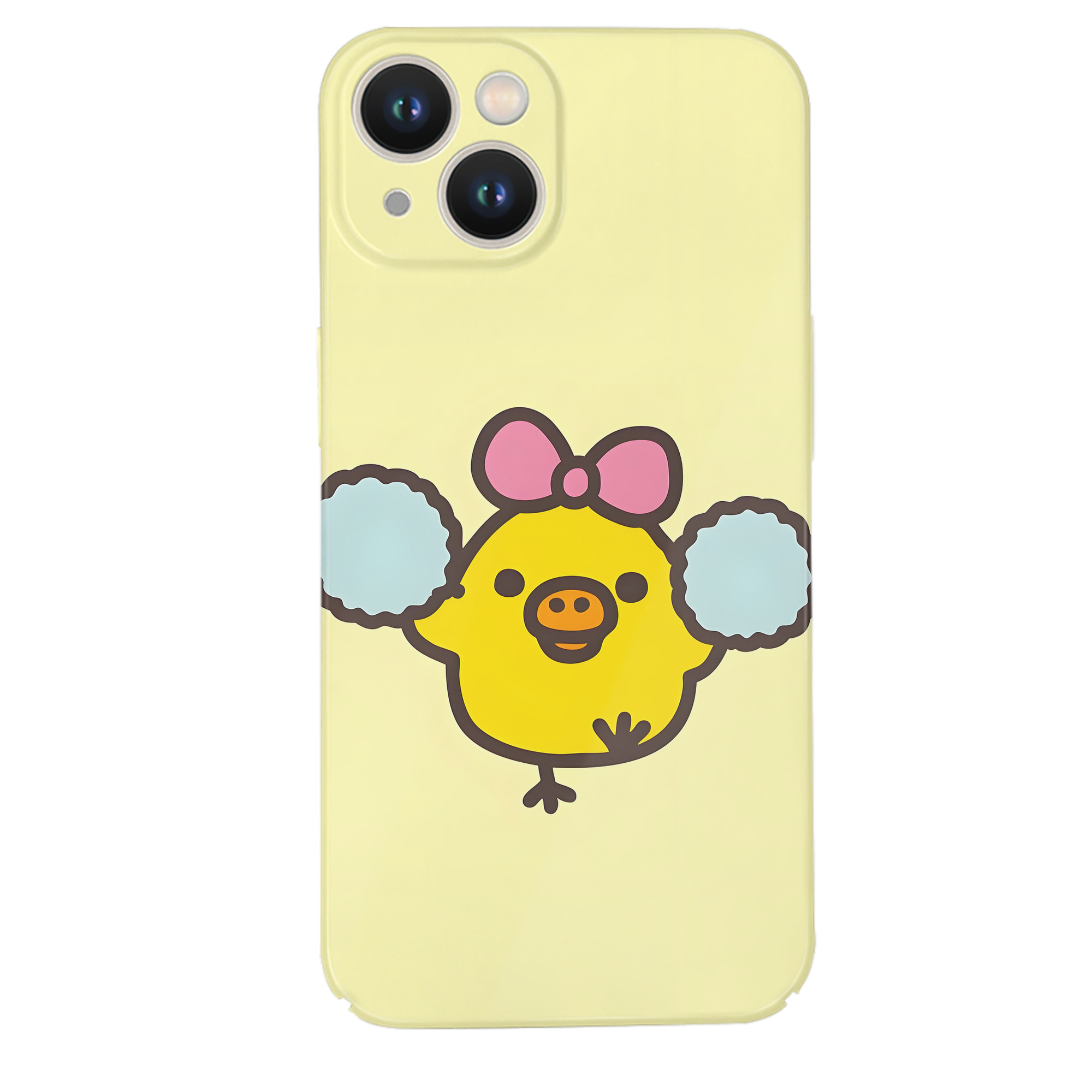 （画像用） リラックマ リラックマ キイロイトリ Rilakkuma Korilakkuma Kiiroitori 【iPhone 14シリーズ対応】ハードケース